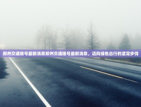 郑州交通限号最新消息郑州交通限号最新消息，迈向绿色出行的坚定步伐