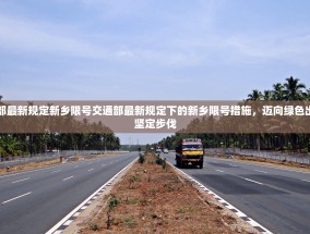 交通部最新规定新乡限号交通部最新规定下的新乡限号措施，迈向绿色出行的坚定步伐