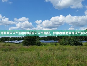 昆明明天天气预报昆明明天天气预报，探索春城的未来天气状况