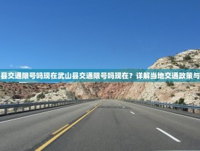 武山县交通限号吗现在武山县交通限号吗现在？详解当地交通政策与措施