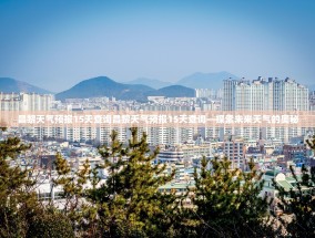 昌黎天气预报15天查询昌黎天气预报15天查询—探索未来天气的奥秘