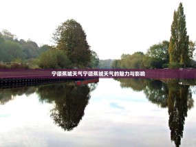 宁德蕉城天气宁德蕉城天气的魅力与影响