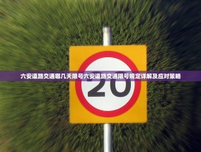 六安道路交通哪几天限号六安道路交通限号规定详解及应对策略