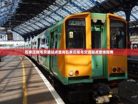石家庄限号交通站点查询石家庄限号交通站点查询指南