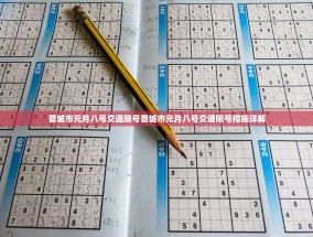 晋城市元月八号交通限号晋城市元月八号交通限号措施详解