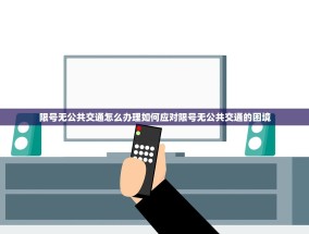限号无公共交通怎么办理如何应对限号无公共交通的困境