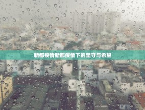新都疫情新都疫情下的坚守与希望