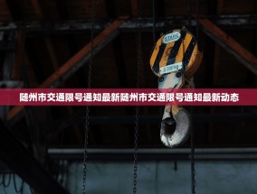 随州市交通限号通知最新随州市交通限号通知最新动态