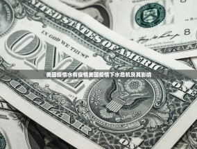 美国疫情水有疫情美国疫情下水危机及其影响