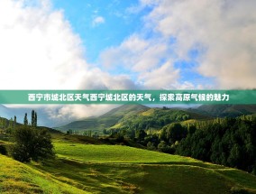 西宁市城北区天气西宁城北区的天气，探索高原气候的魅力