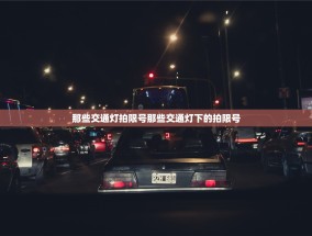 那些交通灯拍限号那些交通灯下的拍限号