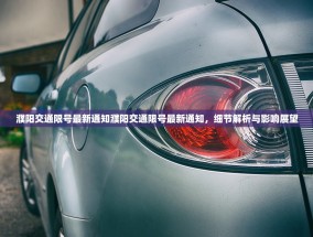 濮阳交通限号最新通知濮阳交通限号最新通知，细节解析与影响展望