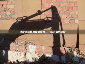 这次流感是这次流感是—一场无声的战役