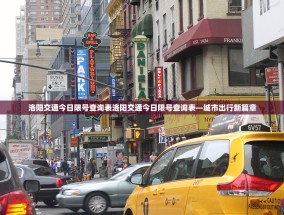 洛阳交通今日限号查询表洛阳交通今日限号查询表—城市出行新篇章