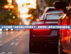 公共交通停了还限号吗公共交通停了，还限号吗？城市出行策略的新挑战