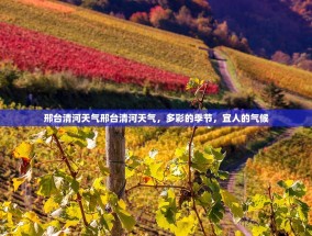 邢台清河天气邢台清河天气，多彩的季节，宜人的气候