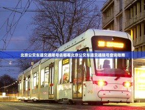 北京公交车道交通限号去哪看北京公交车道交通限号查询指南