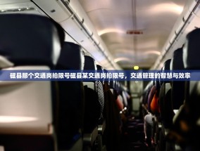 磁县那个交通岗拍限号磁县某交通岗拍限号，交通管理的智慧与效率
