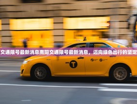 南阳交通限号最新消息南阳交通限号最新消息，迈向绿色出行的坚定步伐