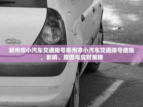 郑州市小汽车交通限号郑州市小汽车交通限号措施，影响、原因与应对策略