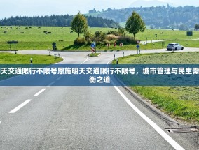 恩施明天交通限行不限号恩施明天交通限行不限号，城市管理与民生需求的平衡之道
