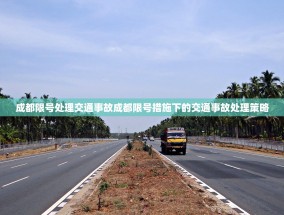 成都限号处理交通事故成都限号措施下的交通事故处理策略
