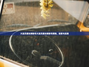 大连交通车辆限号大连交通车辆限号措施，探索与实践