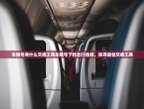 车限号用什么交通工具车限号下的出行选择，探寻最佳交通工具