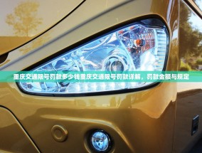 重庆交通限号罚款多少钱重庆交通限号罚款详解，罚款金额与规定