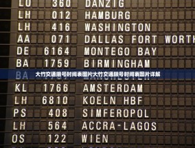 大竹交通限号时间表图片大竹交通限号时间表图片详解