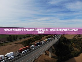 沧州公安网交通限号沧州公安网交通限号措施，应对交通拥堵与环境保护的双重挑战