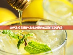 流感可以吃藿香正气液吗流感期间能否服用藿香正气液？