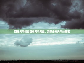 西林天气预报西林天气预报，洞悉未来天气的秘密