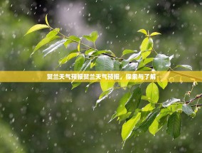 贺兰天气预报贺兰天气预报，探索与了解