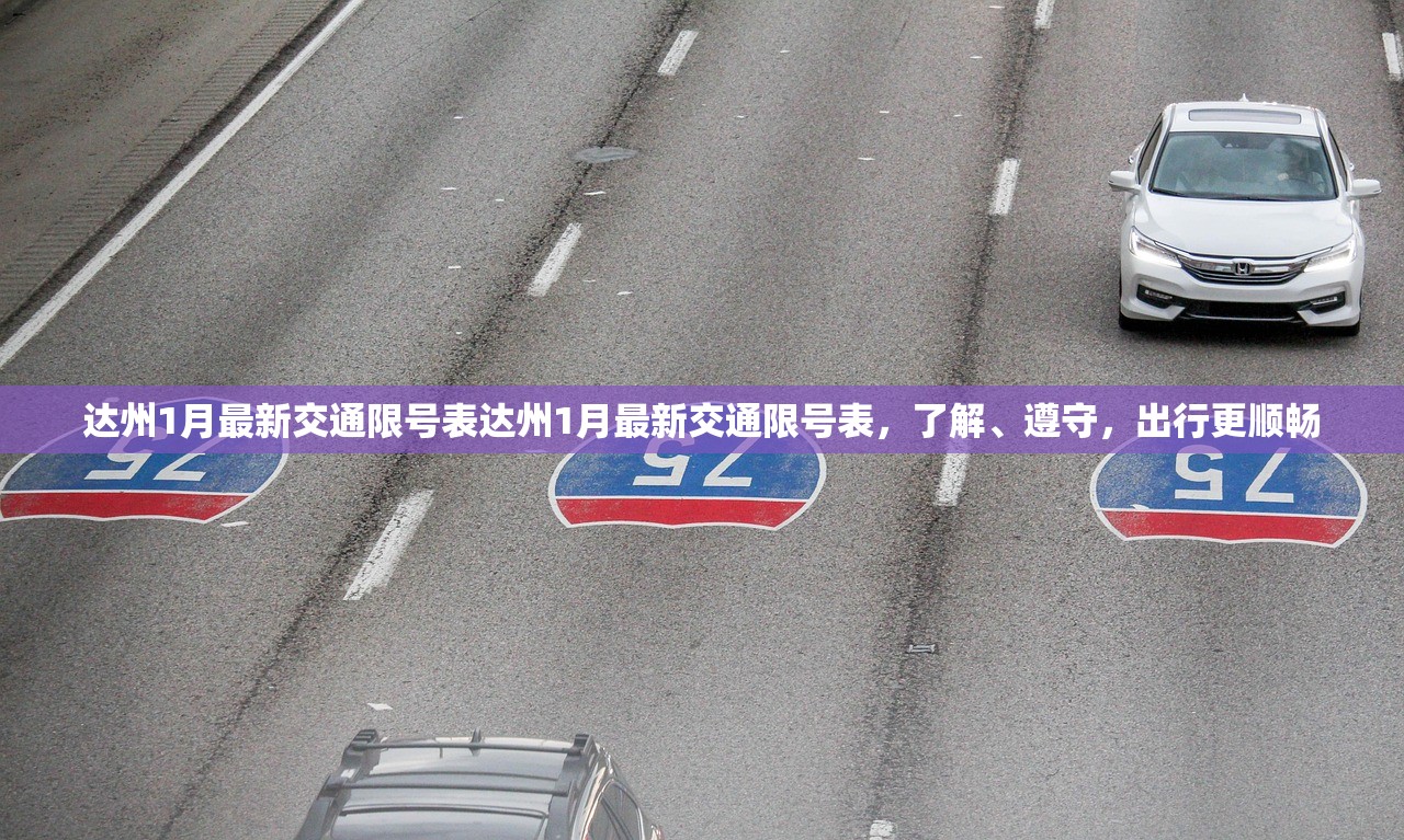 达州1月最新交通限号表达州1月最新交通限号表，了解、遵守，出行更顺畅  第1张
