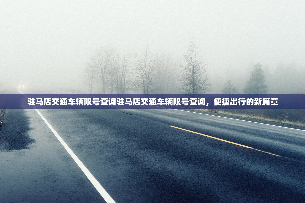 驻马店交通车辆限号查询驻马店交通车辆限号查询，便捷出行的新篇章  第1张