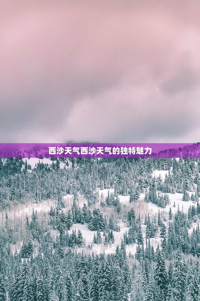 西沙天气西沙天气的独特魅力  第1张