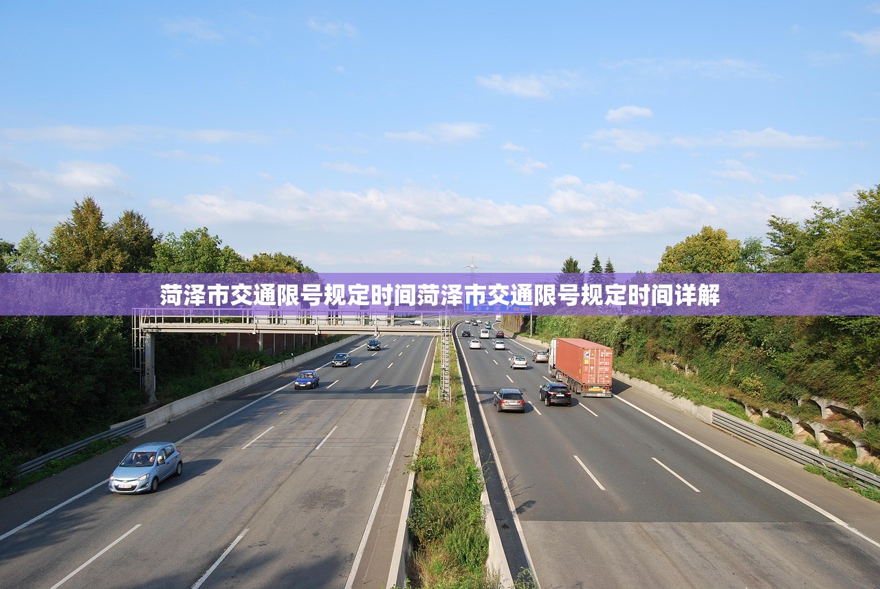 菏泽市交通限号规定时间菏泽市交通限号规定时间详解  第1张