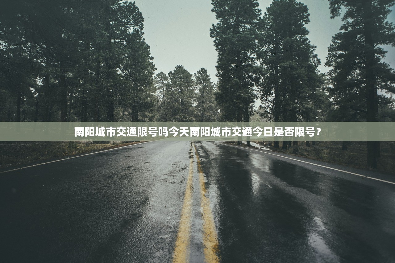 南阳城市交通限号吗今天南阳城市交通今日是否限号？  第1张
