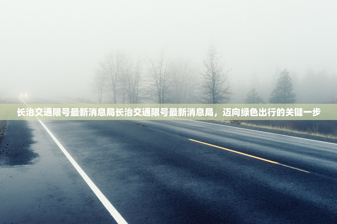 长治交通限号最新消息局长治交通限号最新消息局，迈向绿色出行的关键一步  第1张