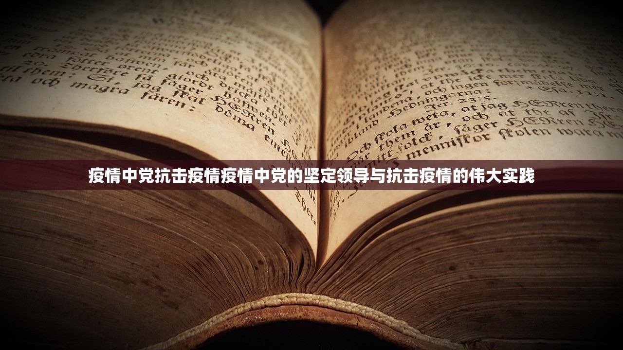 疫情中党抗击疫情疫情中党的坚定领导与抗击疫情的伟大实践  第1张