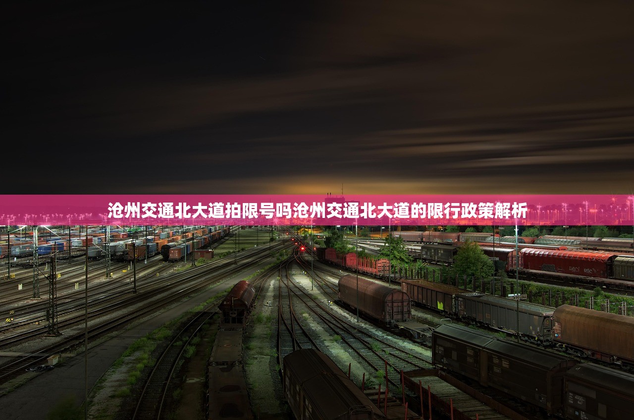 沧州交通北大道拍限号吗沧州交通北大道的限行政策解析  第1张