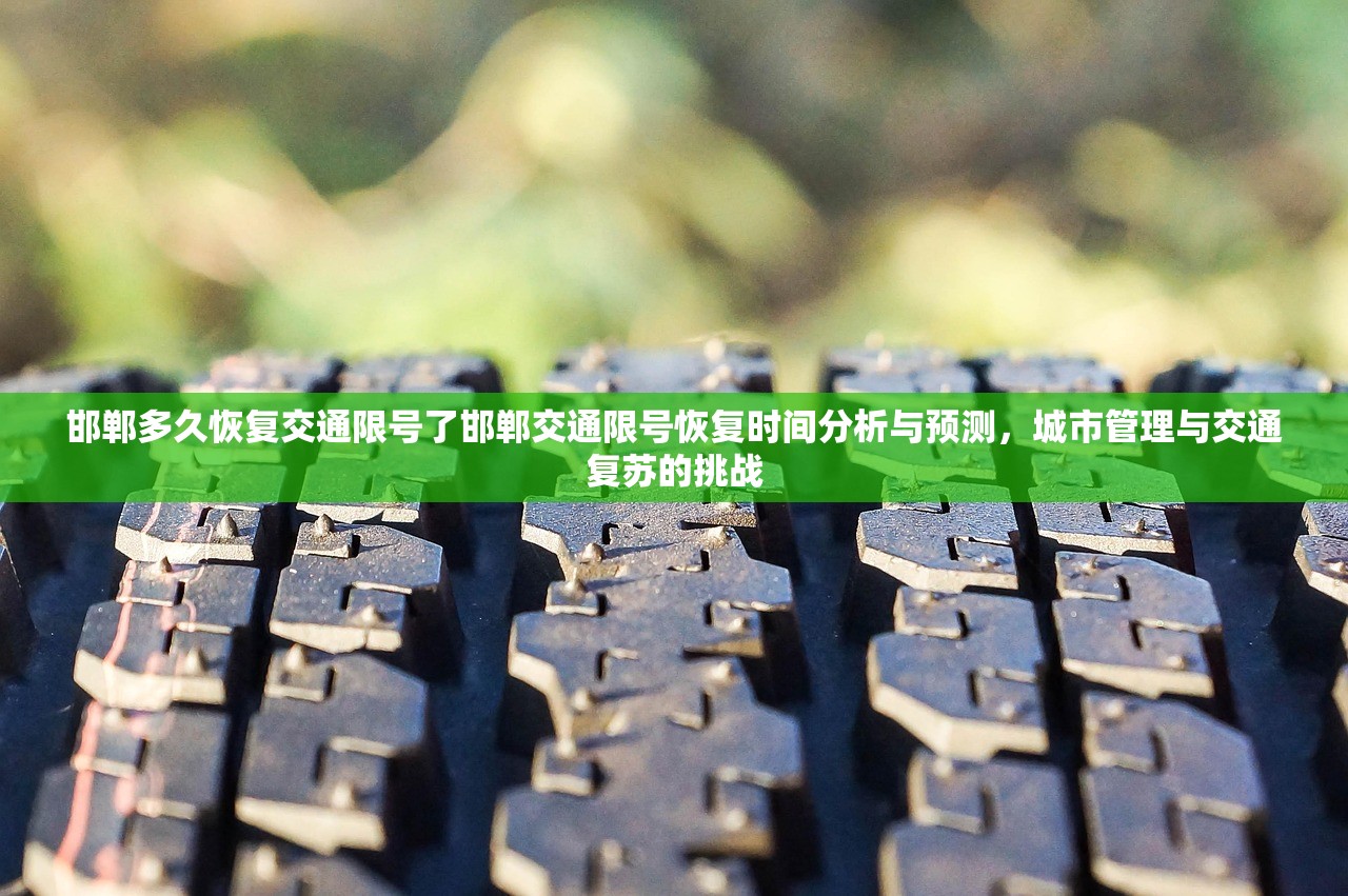 邯郸多久恢复交通限号了邯郸交通限号恢复时间分析与预测，城市管理与交通复苏的挑战  第1张