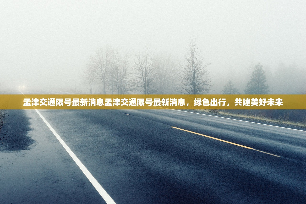 孟津交通限号最新消息孟津交通限号最新消息，绿色出行，共建美好未来  第1张