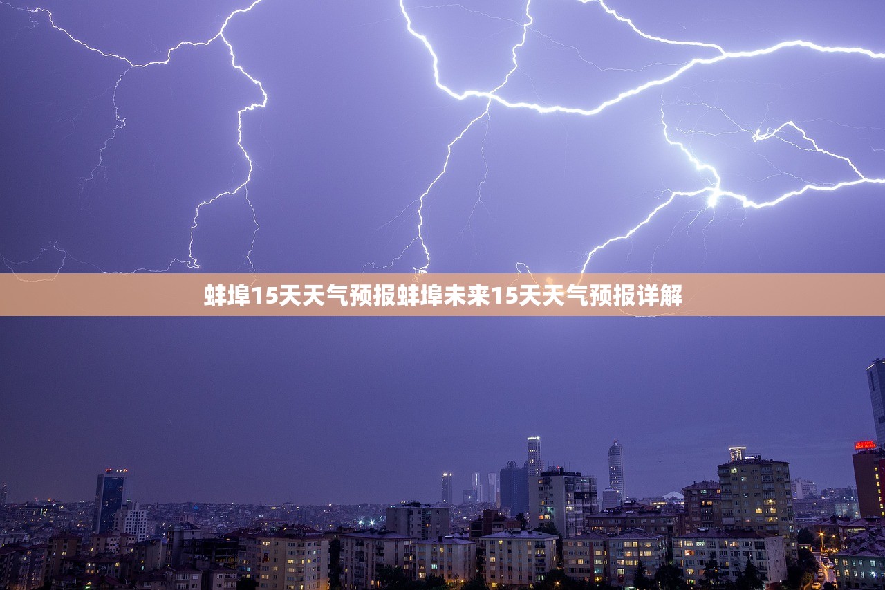 蚌埠15天天气预报蚌埠未来15天天气预报详解  第1张