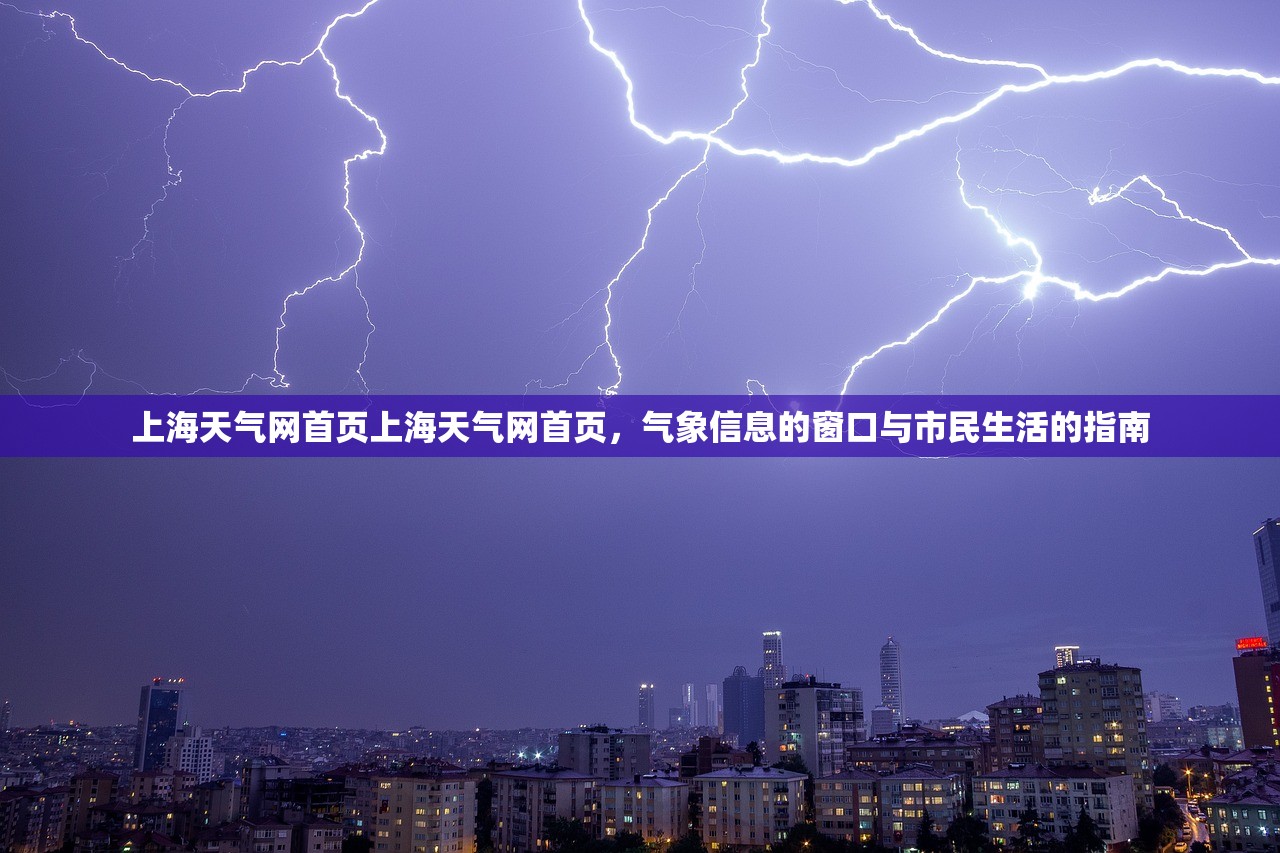 上海天气网首页上海天气网首页，气象信息的窗口与市民生活的指南  第1张