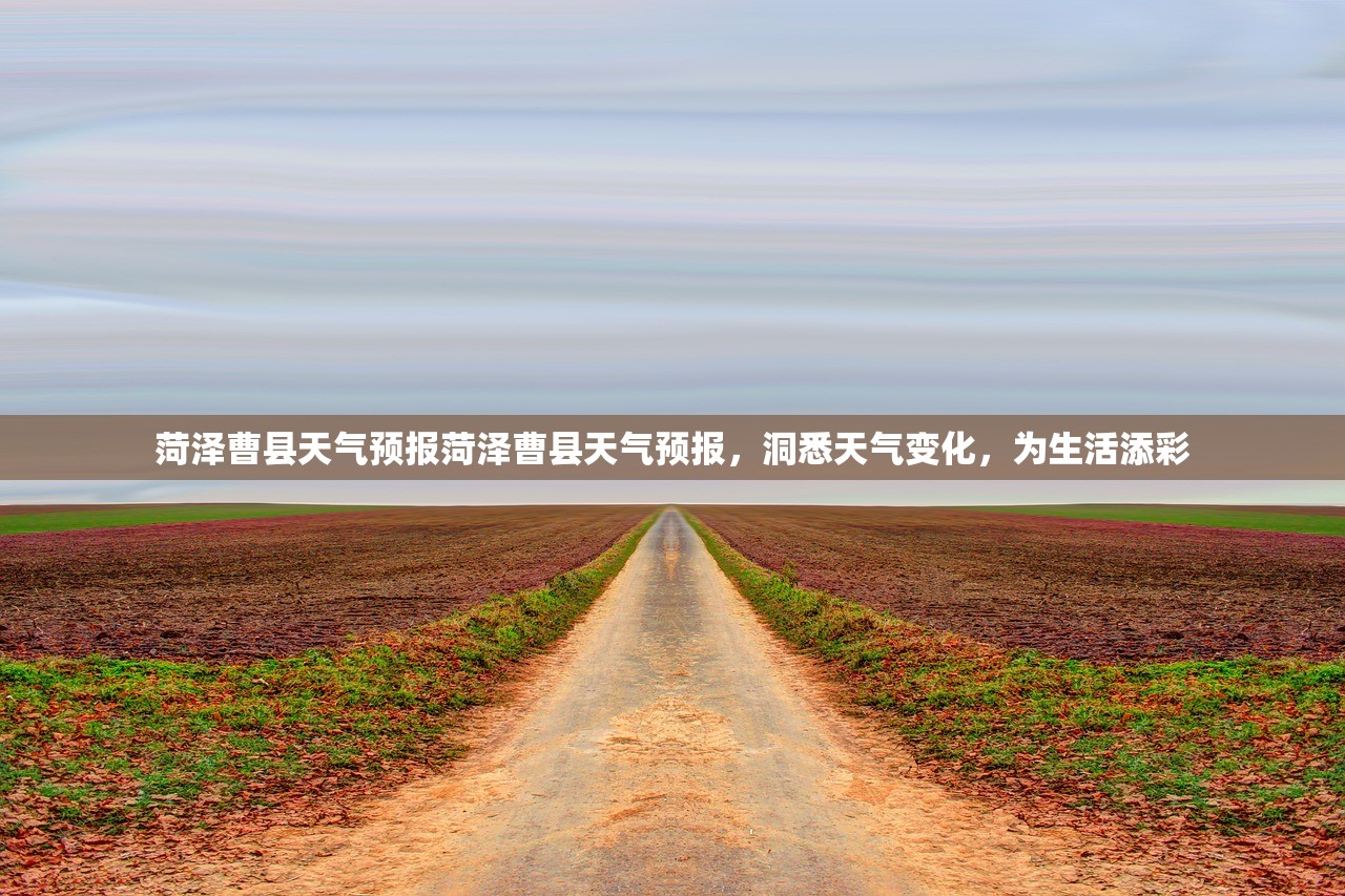 菏泽曹县天气预报菏泽曹县天气预报，洞悉天气变化，为生活添彩  第1张
