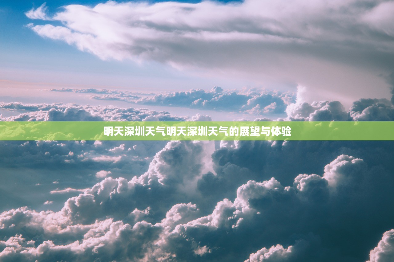 明天深圳天气明天深圳天气的展望与体验 第1张 明天深圳天气明天深圳天气的展望与体验 第1张