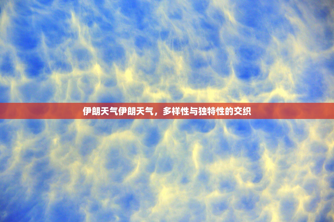 伊朗天气伊朗天气，多样性与独特性的交织  第1张
