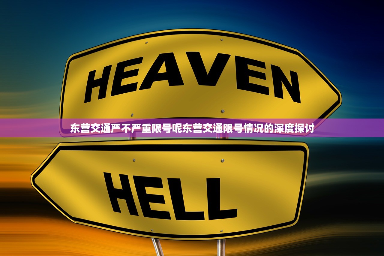 东营交通严不严重限号呢东营交通限号情况的深度探讨  第1张